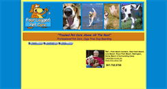 Desktop Screenshot of fourleggedpetcare.com